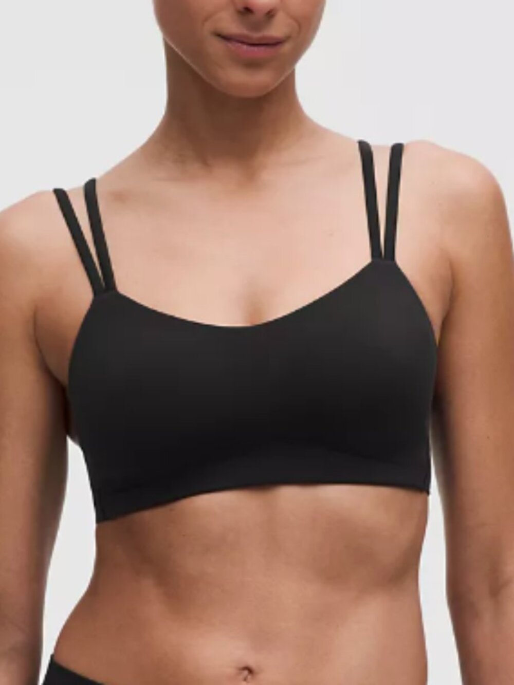 Lululemon Like a Cloud Bra Black Light Support B/C Cup Size 8/10 EUC